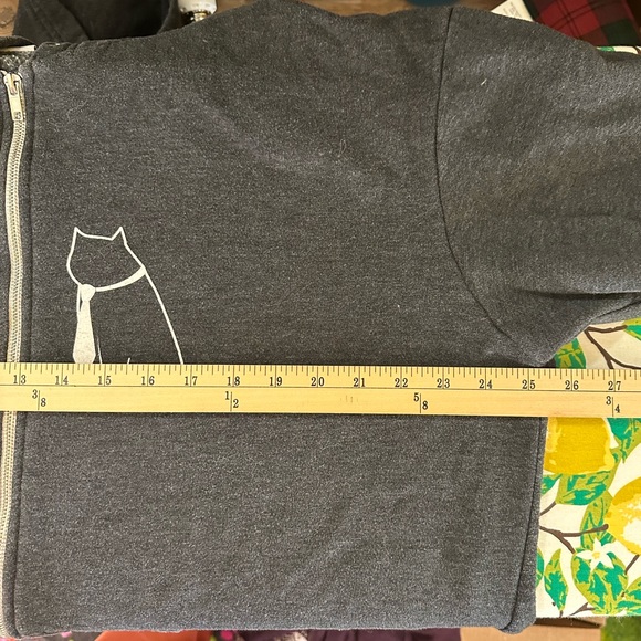 The Oatmeal’s “The Bob Cats” Hoodie - Heather Grey - Picture 5 of 9